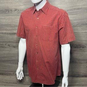 L.L.Bean Mens Cotton Button Down Shirt size Med-Tall